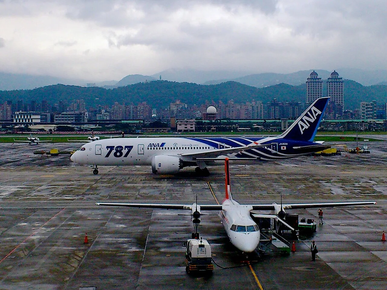 ANA Boeing 787-8の参考機体写真