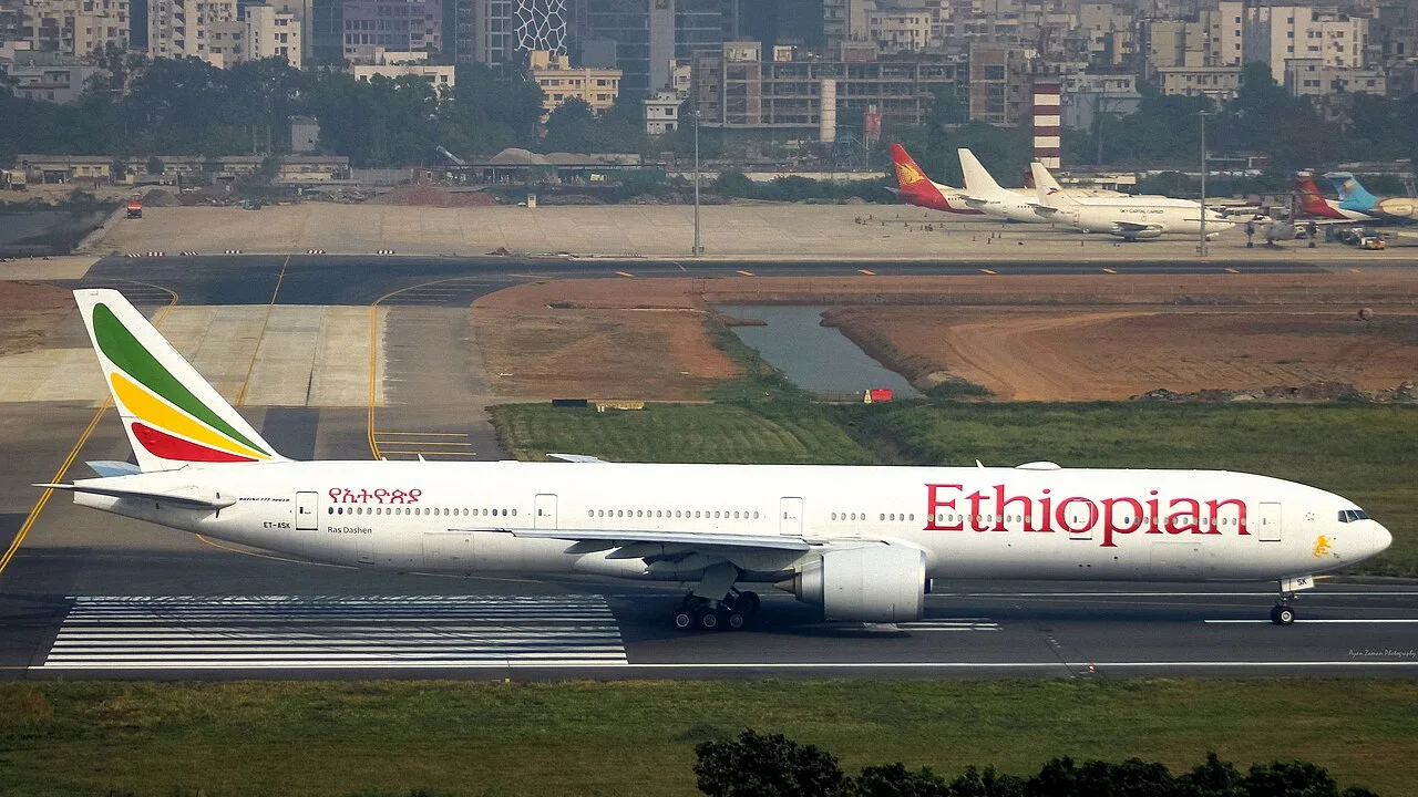 Ethiopian Airlines Boeing 777-300ER; related aircraft photograph