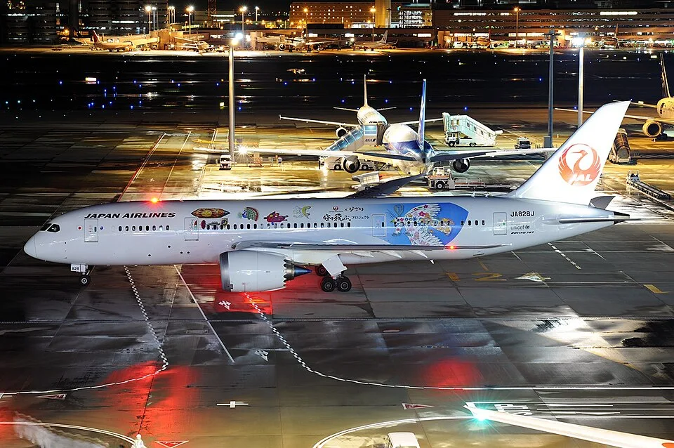 Japan Airlines Boeing 787-8の機体参考写真