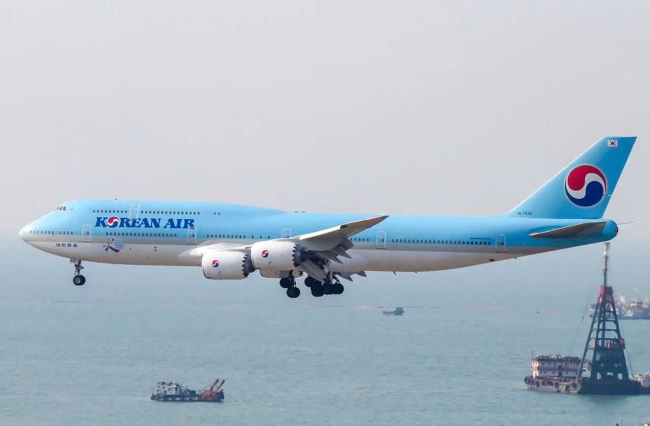 Korean Air Boeing 747-8の機体参考写真