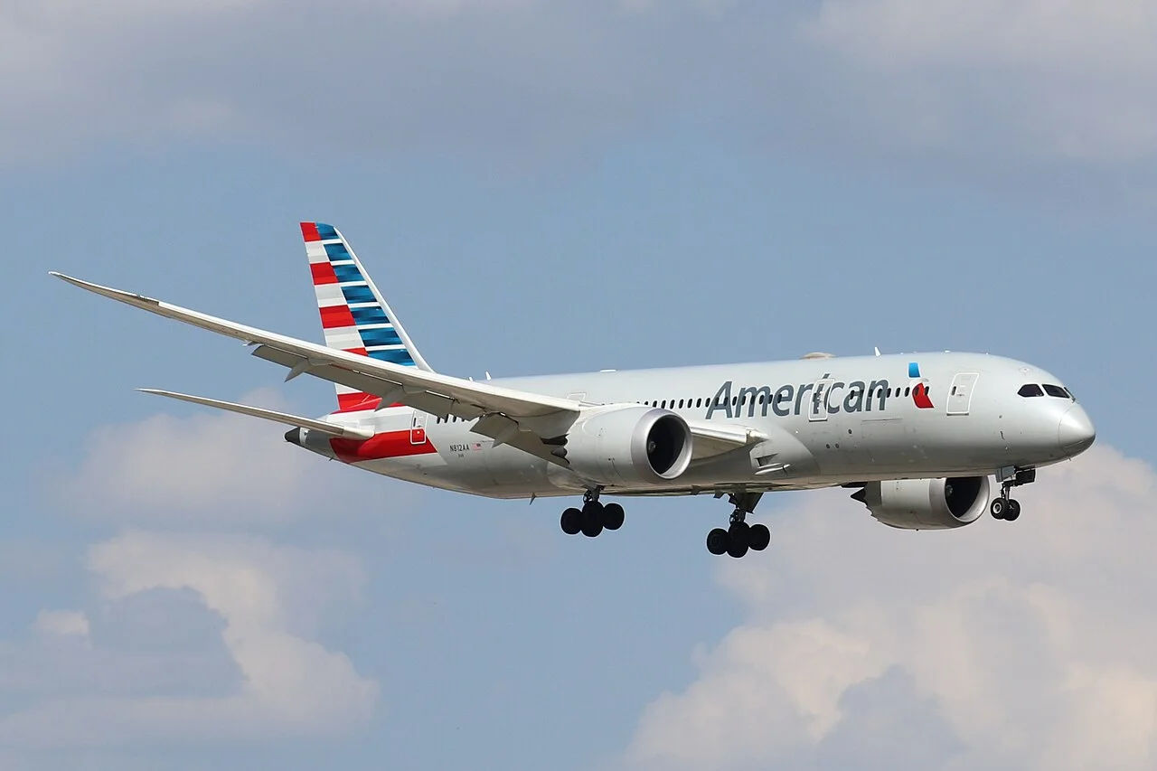 American Airlines Boeing 787-8; illustrative aircraft photograph