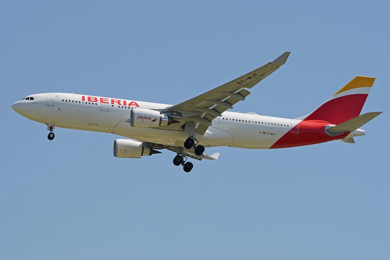 Iberia Airbus A330-200; illustrative aircraft photograph