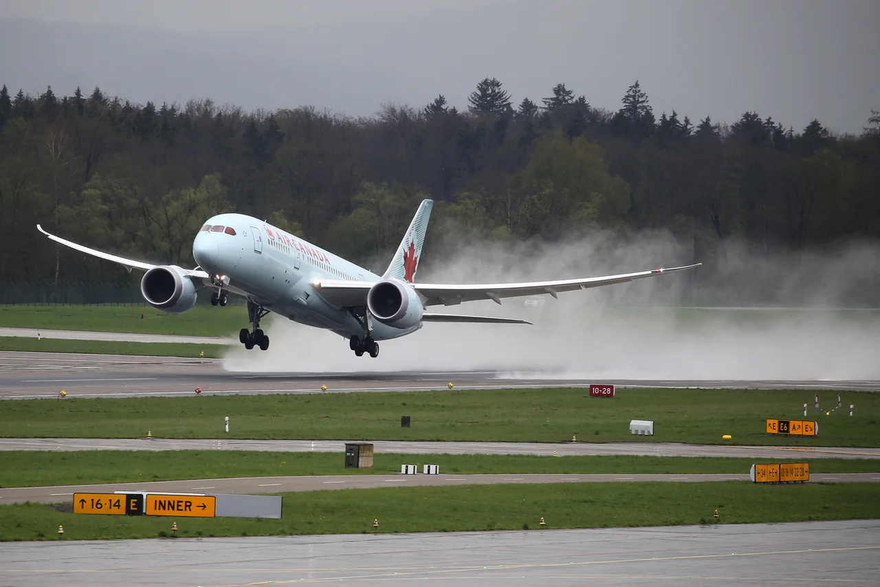 Air Canada Boeing 787-8; illustrative aircraft photograph