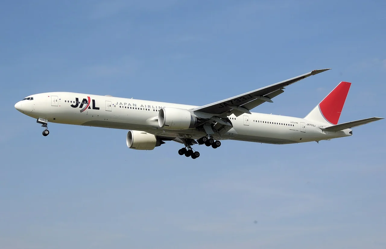 Japan Airlines Boeing 777-300ERの参考写真（紹介記事の搭乗便の写真ではありません）