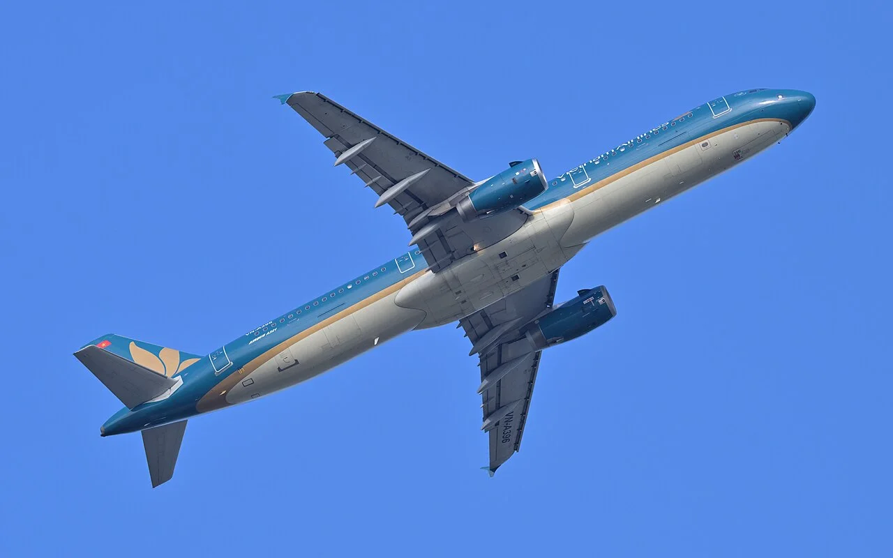 Vietnam Airlines Airbus A321の参考写真（紹介記事の搭乗便の写真ではありません）