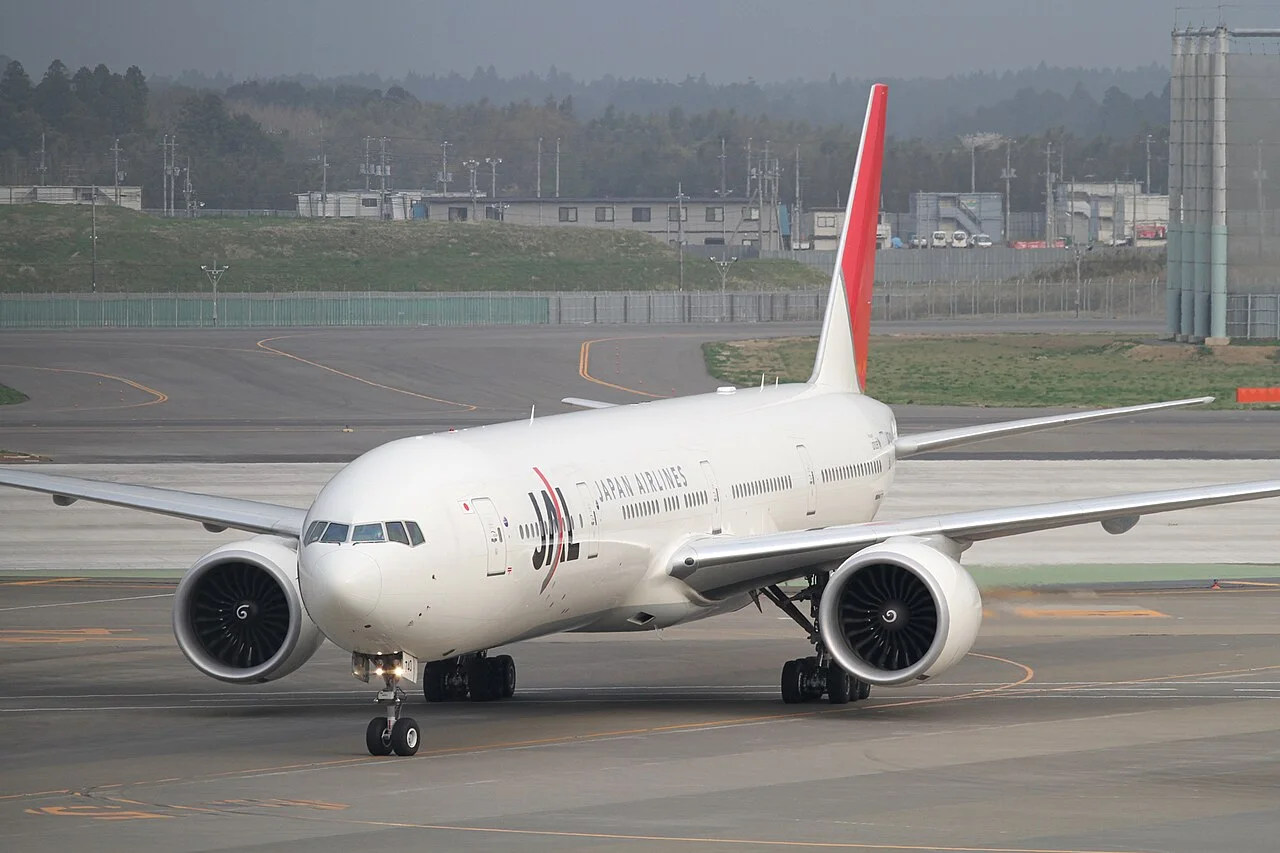 Japan Airlines Boeing 777-300ERの参考写真（紹介記事の搭乗便の写真ではありません）