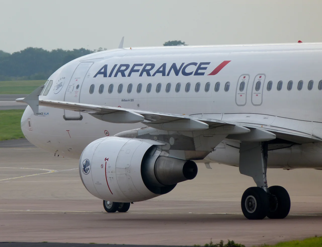 Air France Airbus A320; illustrative reference photograph, not the author’s flight