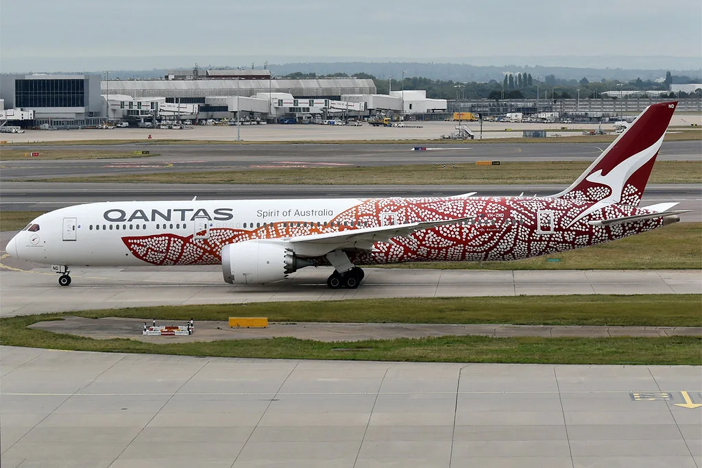 Qantas Boeing 787-9 Yam Dreaming livery
