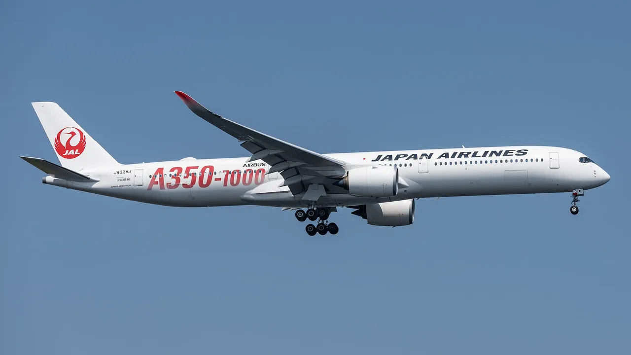 Japan Airlines Airbus A350-1000の機体参考写真