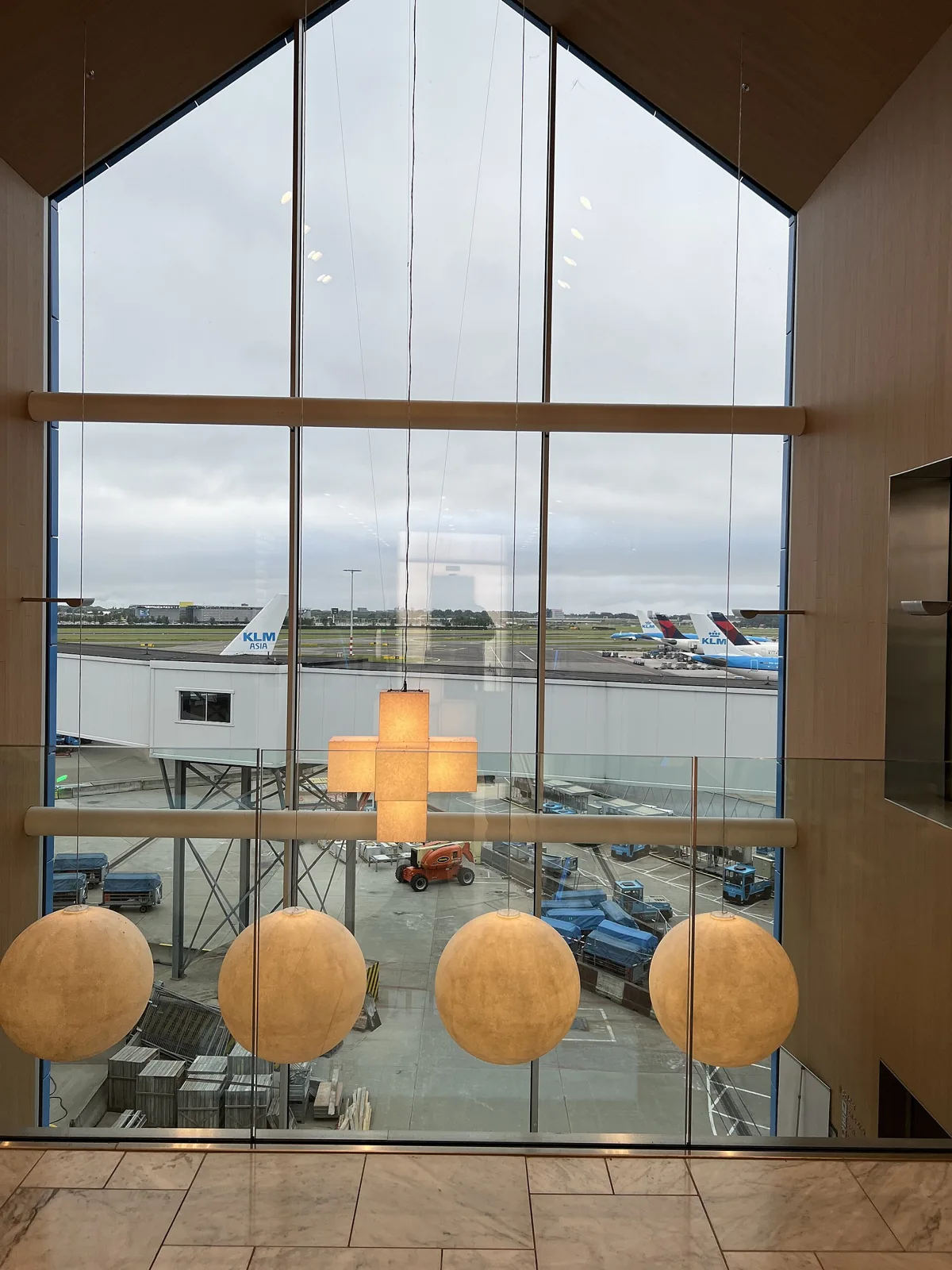 KLM Crown Lounge, Schiphol · views