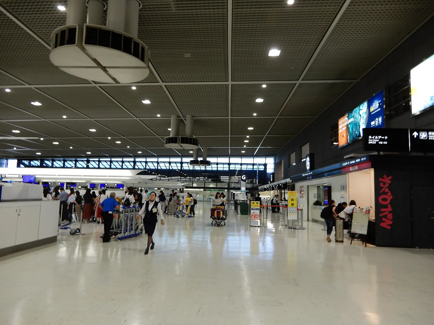 Narita Airport · terminal interior