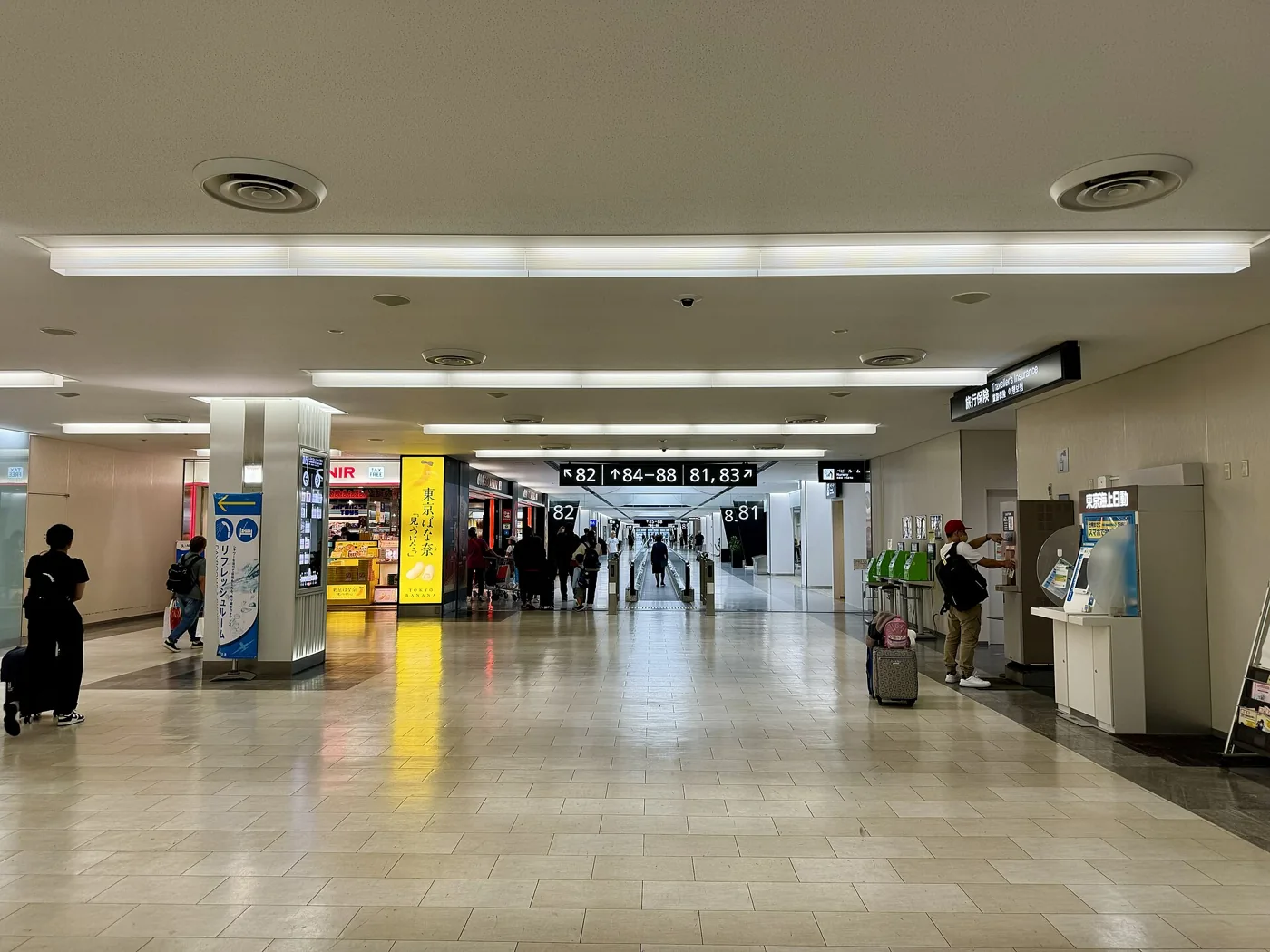 Narita Airport · terminal interior