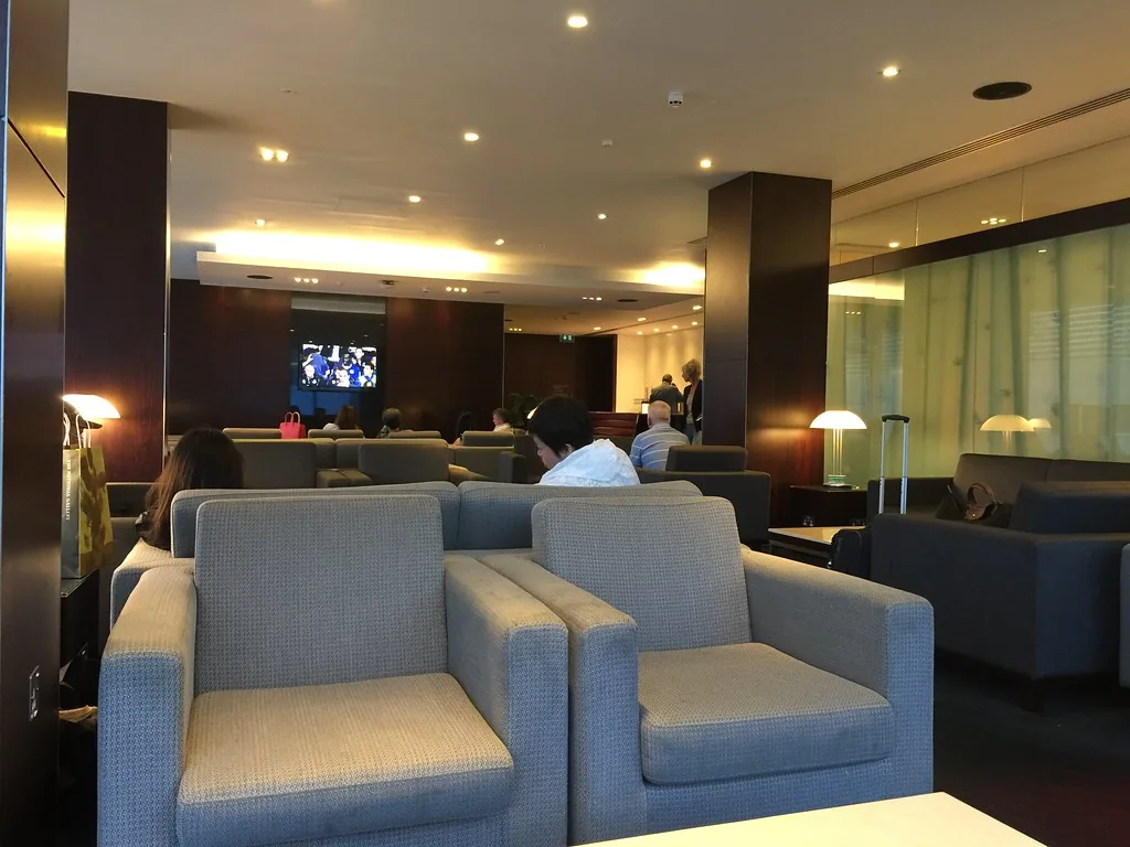 Cathay Pacific Lounge, Heathrow · lounge seating