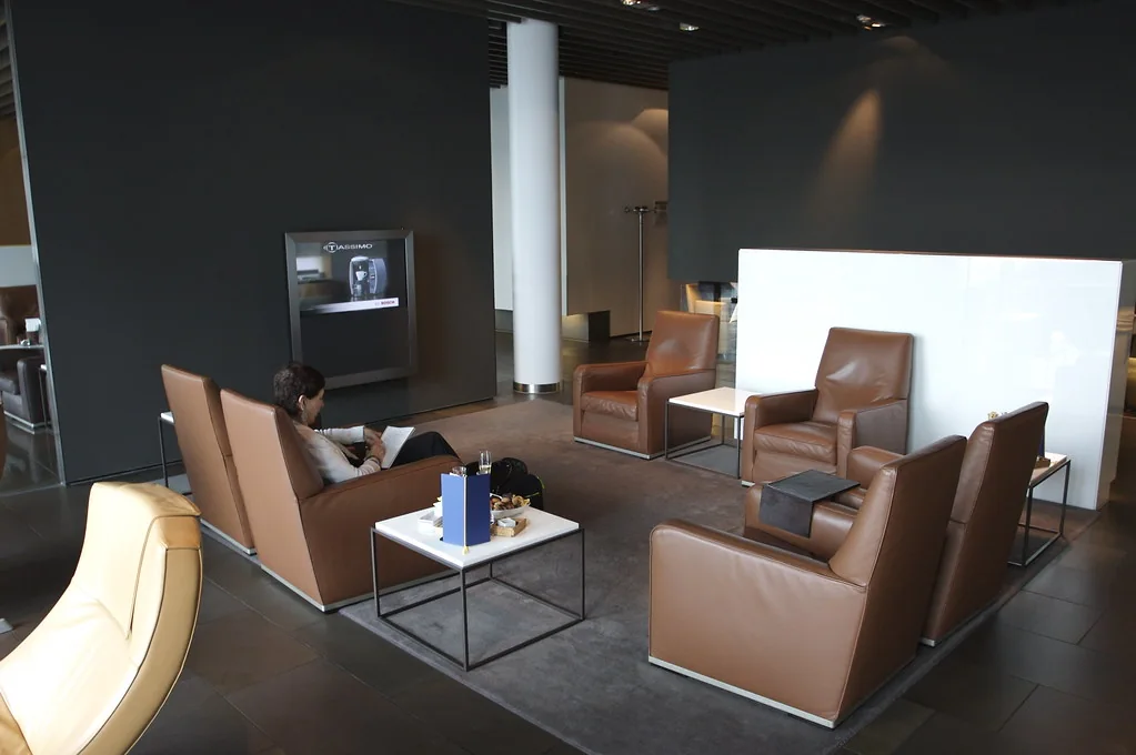 Lufthansa First Class Terminal · lounge seating
